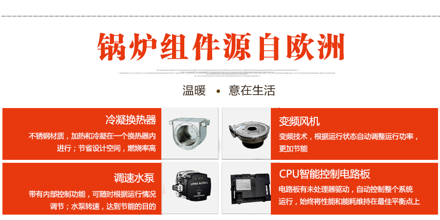 依瑪商用冠軍壁掛爐鍋爐組件